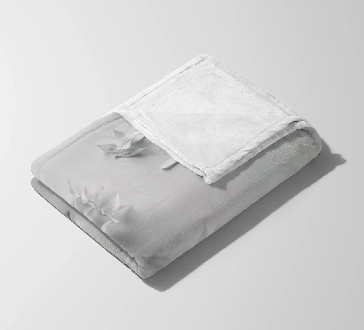 Minimalism White Bouquet coperta in pile da Studio Nahili