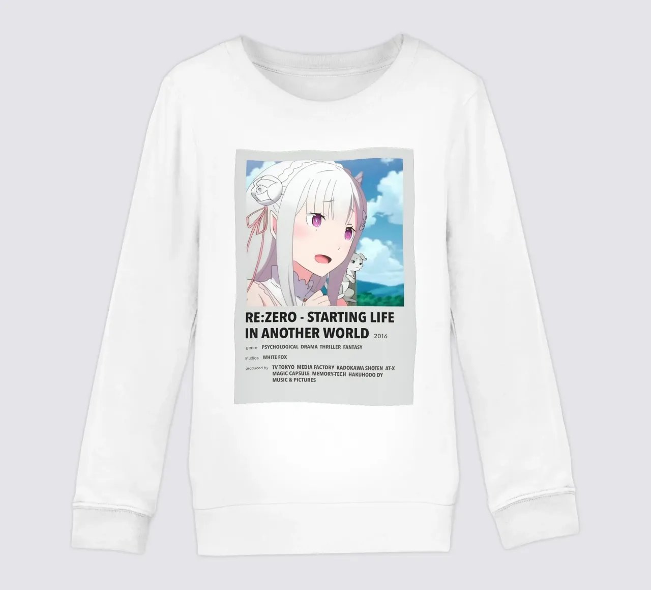 RE ZERO - STARTING LIFE IN ANOTHER WORLD  2016 felpa bambino da Totoya