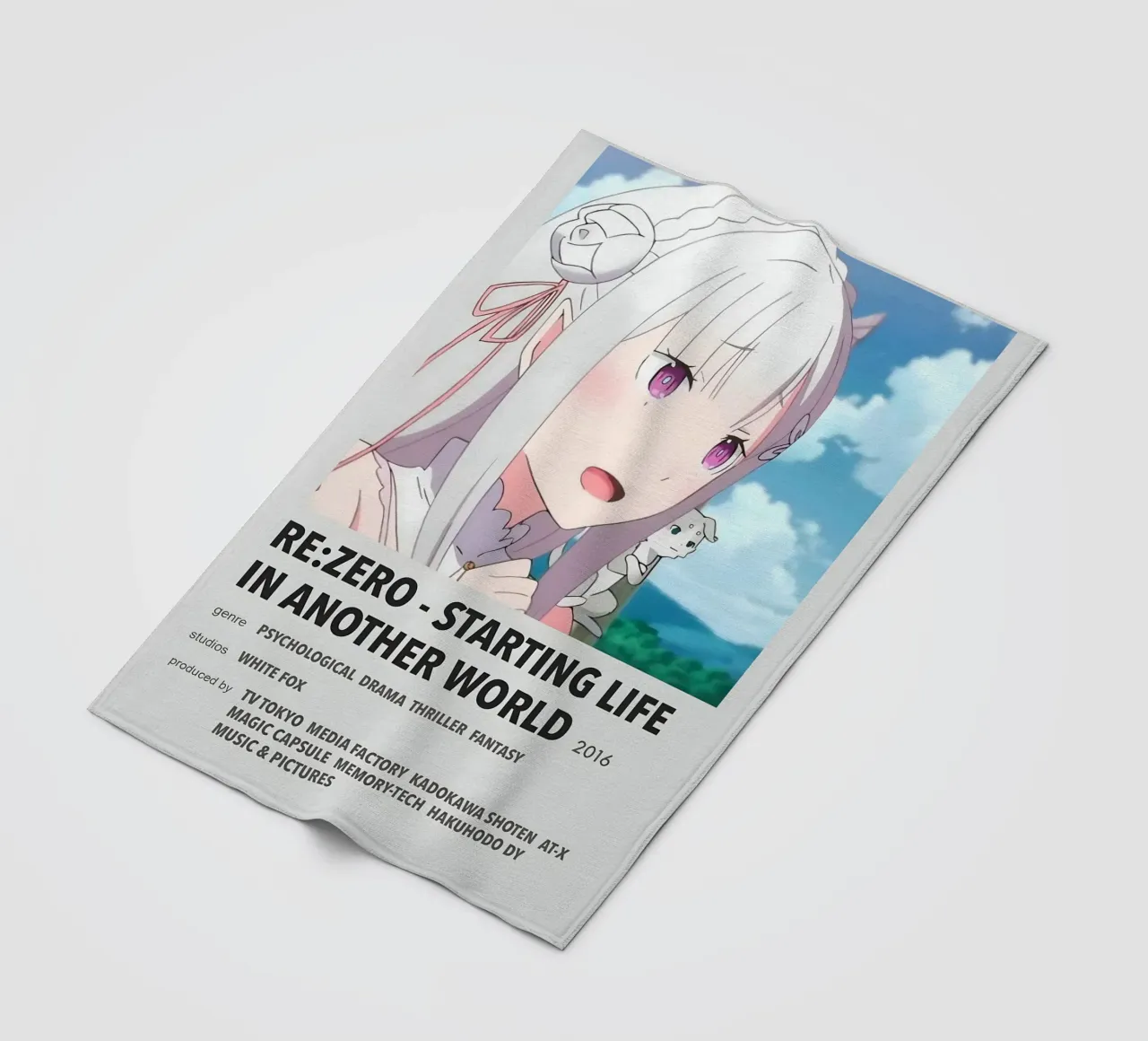 RE ZERO - STARTING LIFE IN ANOTHER WORLD  2016 coperta in pile da Totoya