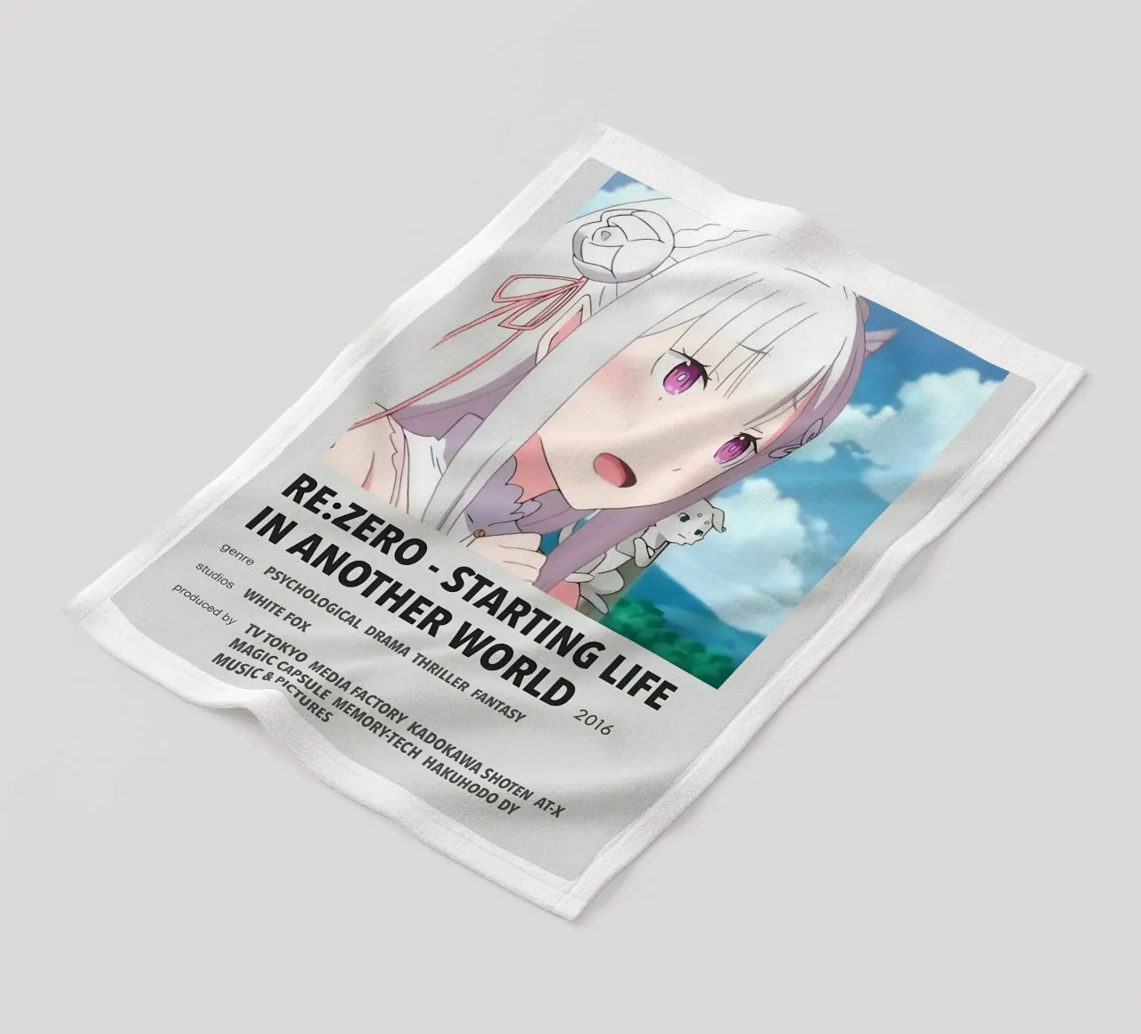 RE ZERO - STARTING LIFE IN ANOTHER WORLD  2016 coperta in pile da Totoya