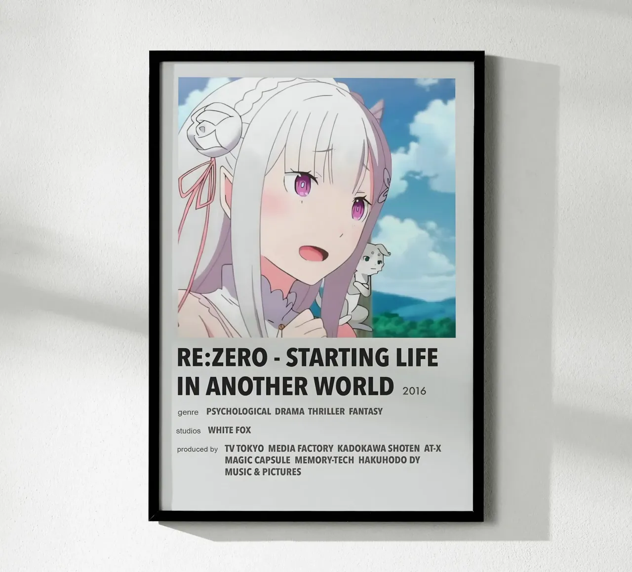 RE ZERO - STARTING LIFE IN ANOTHER WORLD  2016 poster da Totoya