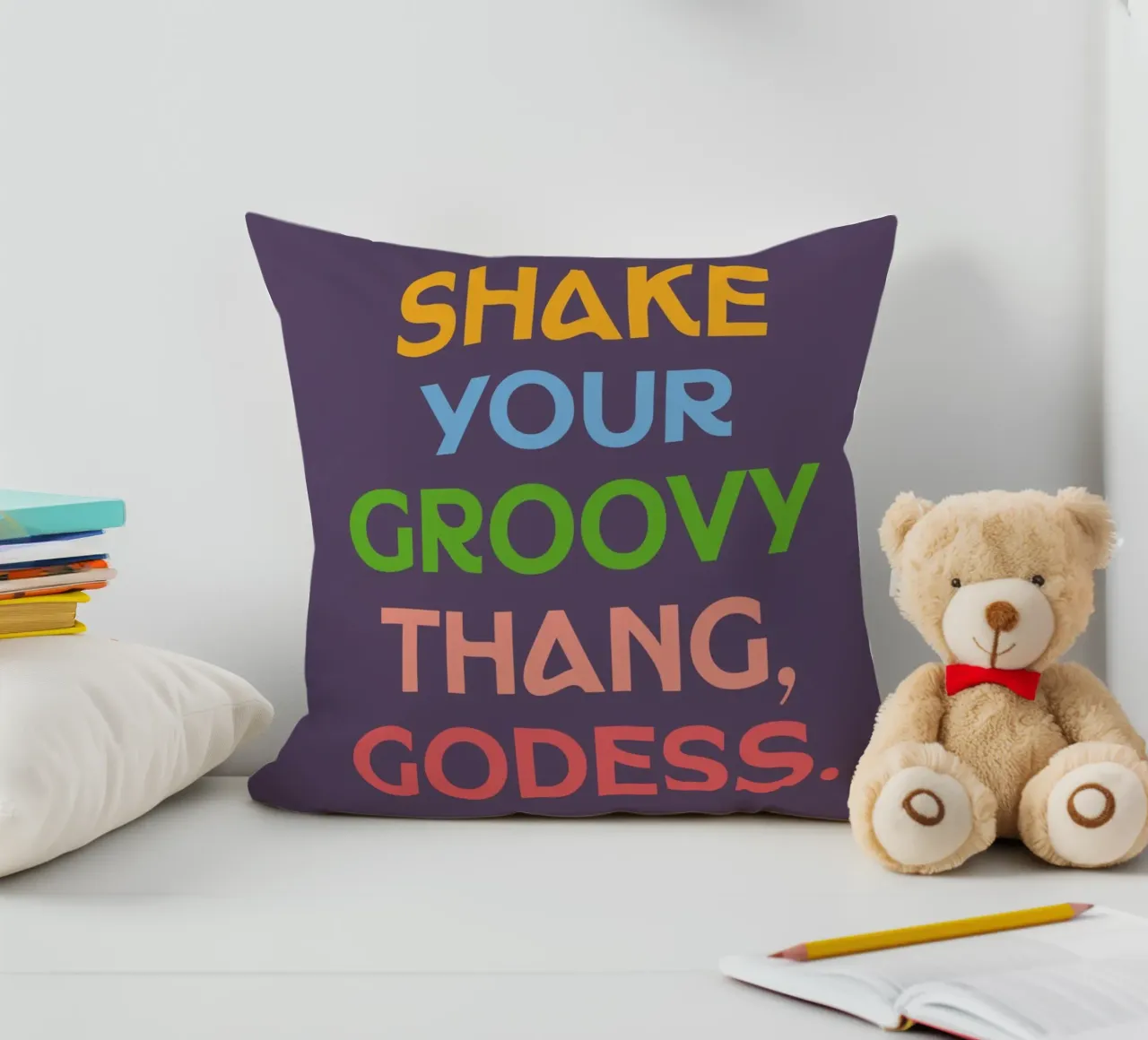🎷🪇🎸 decorative cushion by MENTHE SAUVAGE