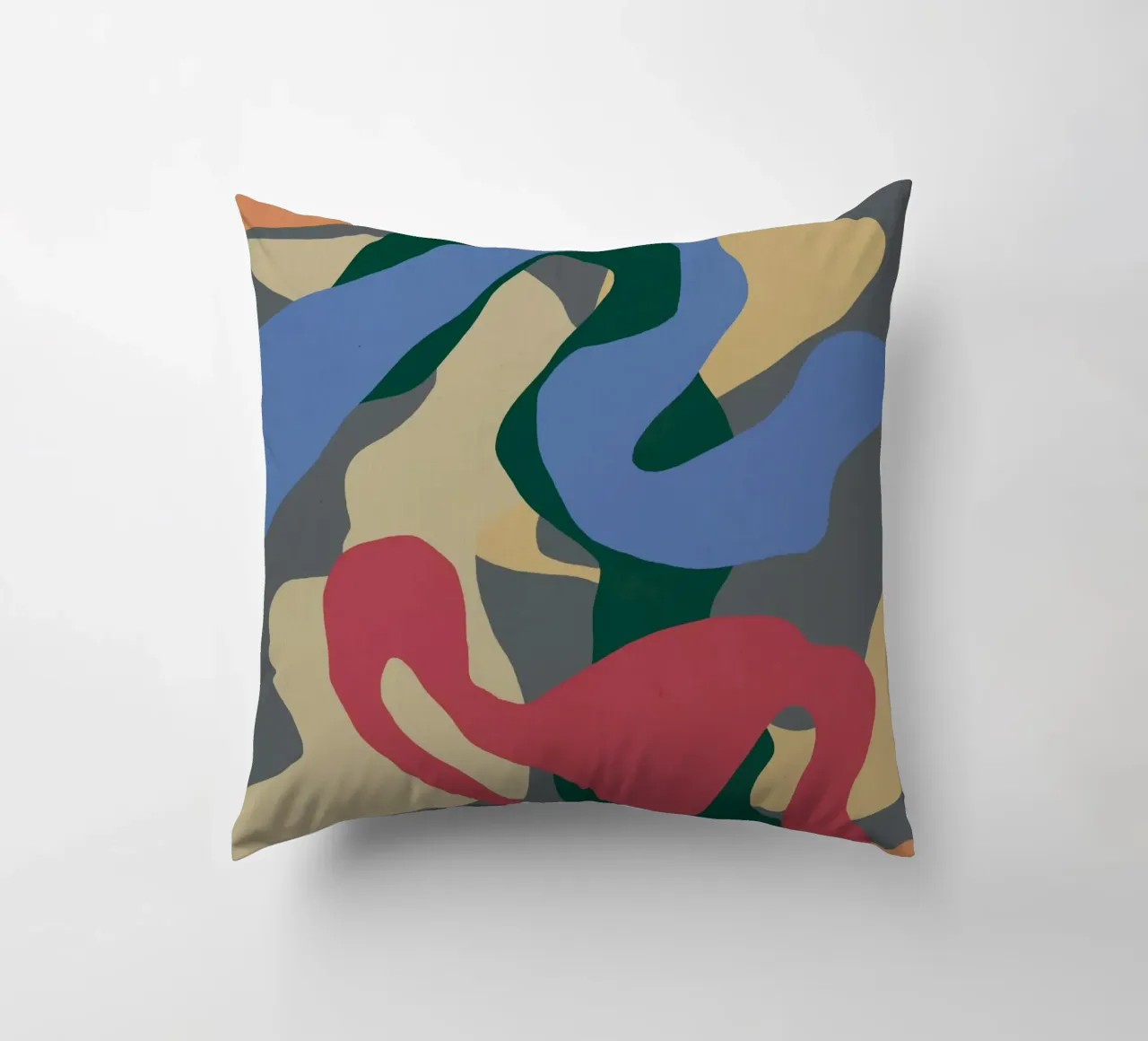 Modello a schizzi di colore cuscino da Little Dean