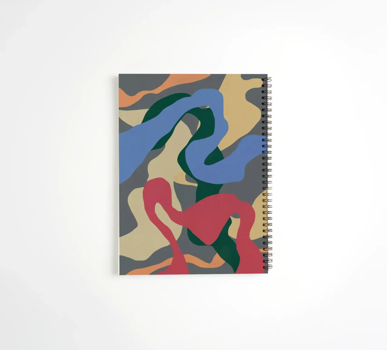 Color splat pattern spiral notebook by Little Dean