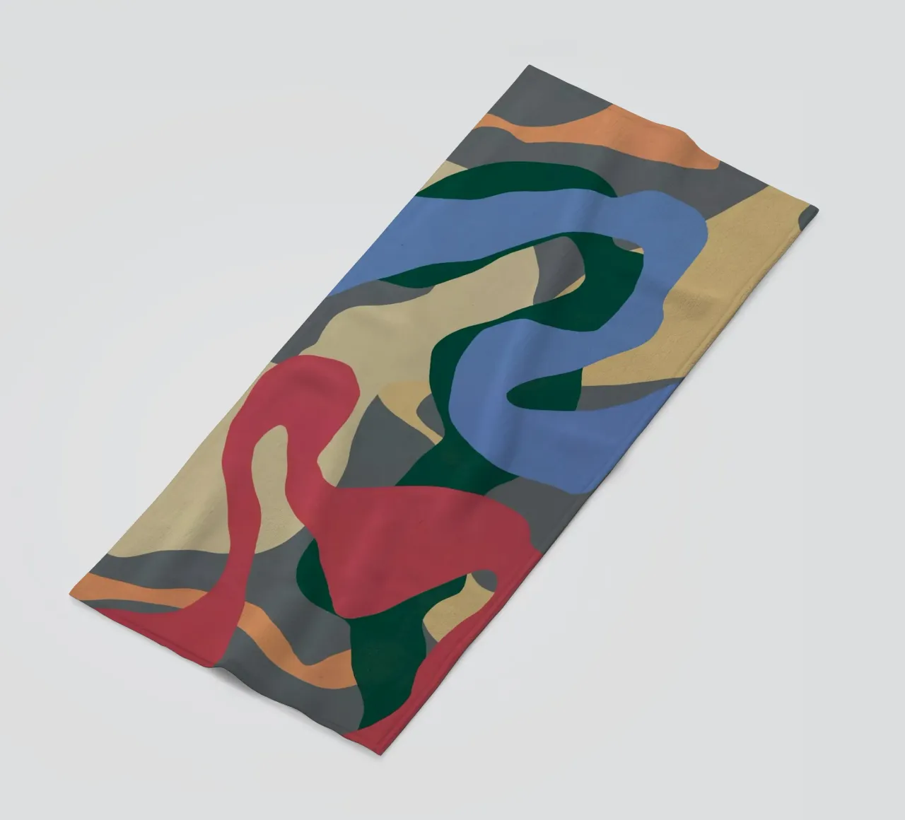 Modello a schizzi di colore telo mare da Little Dean