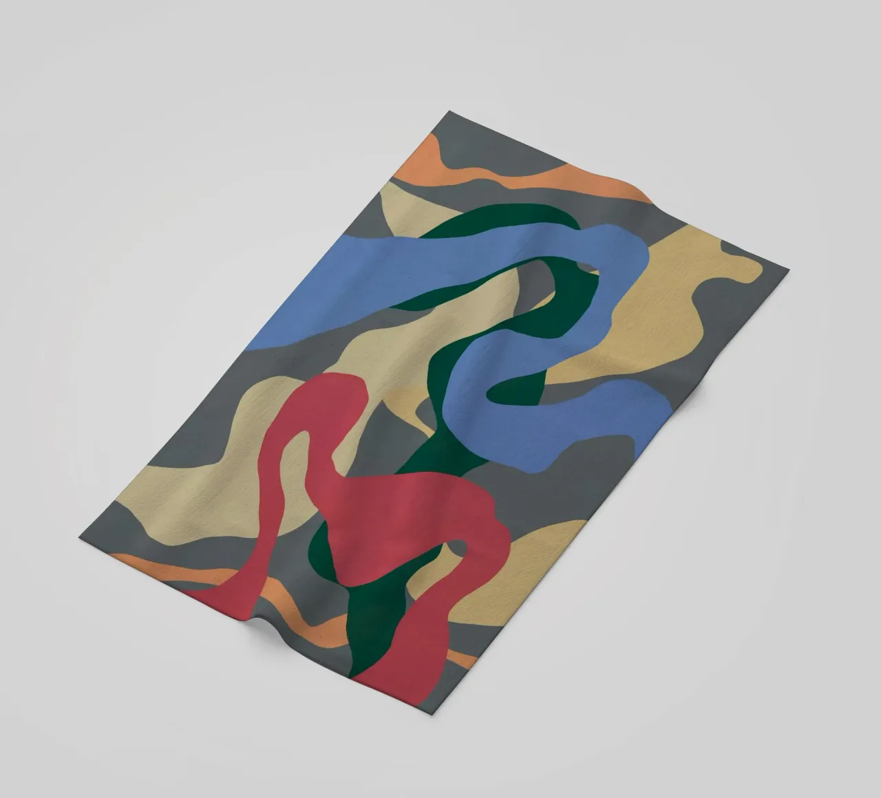 Modello a schizzi di colore telo mare da Little Dean