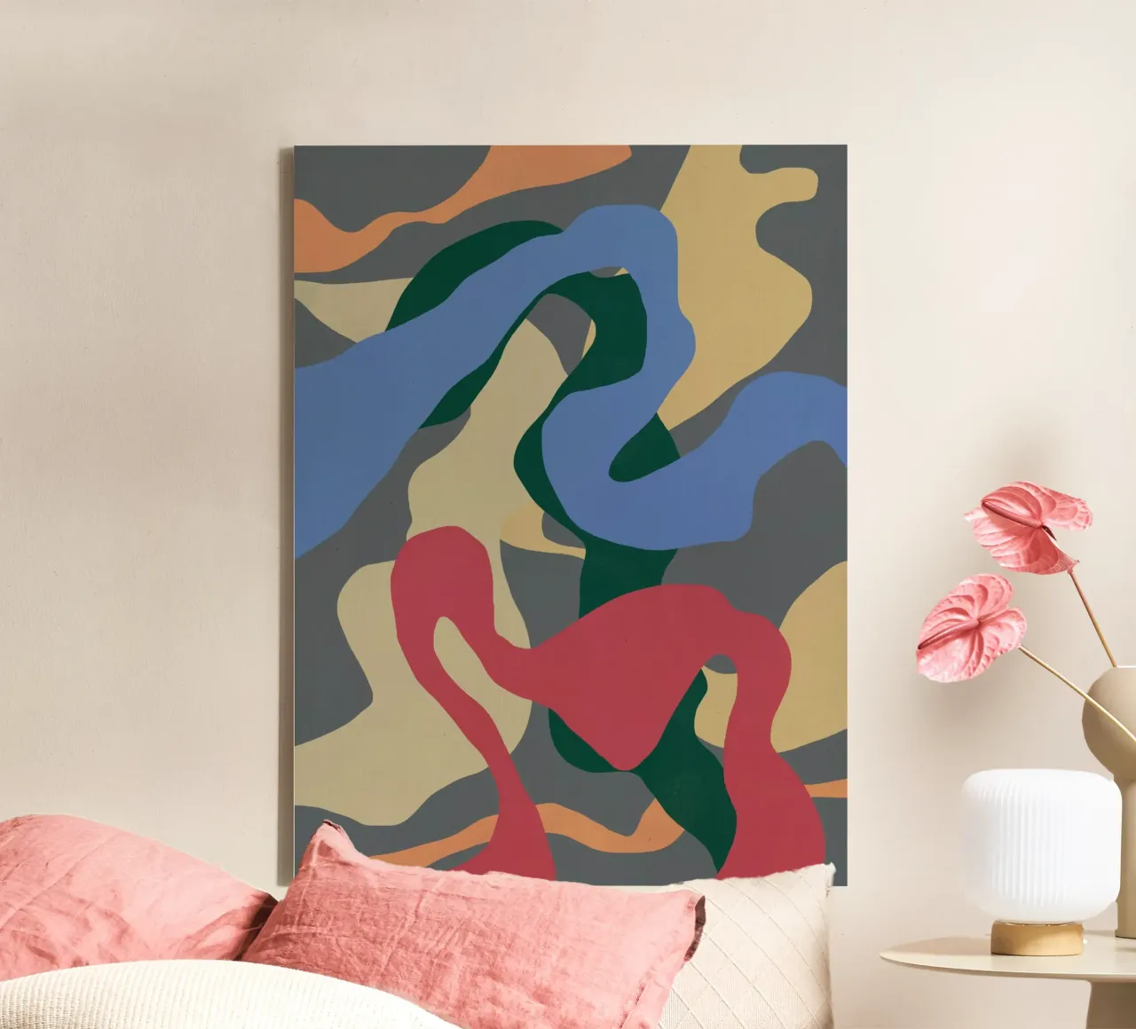 Modello a schizzi di colore tela con Cornice a cassetta da Little Dean