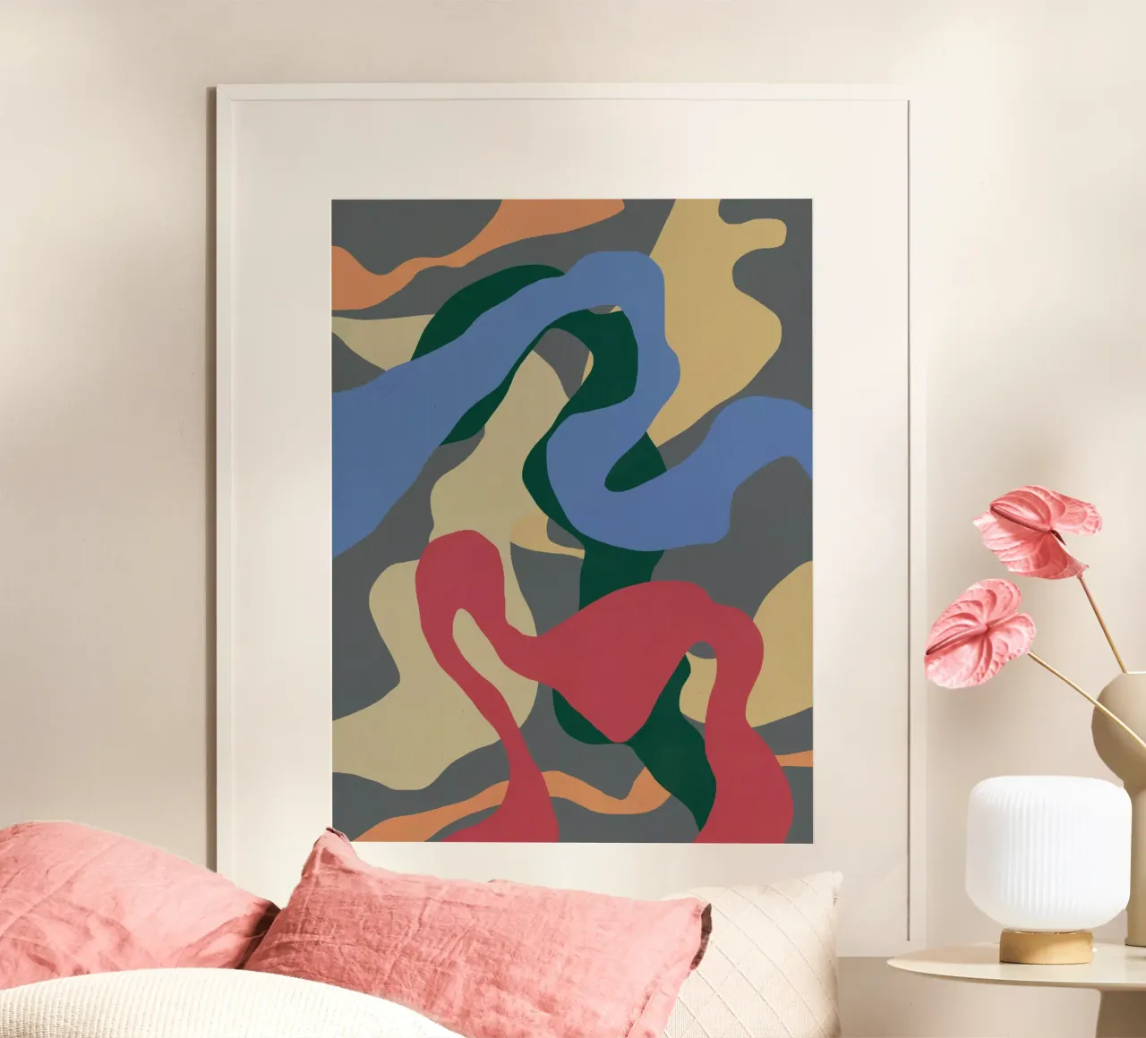 Color splat pattern poster by Little Dean