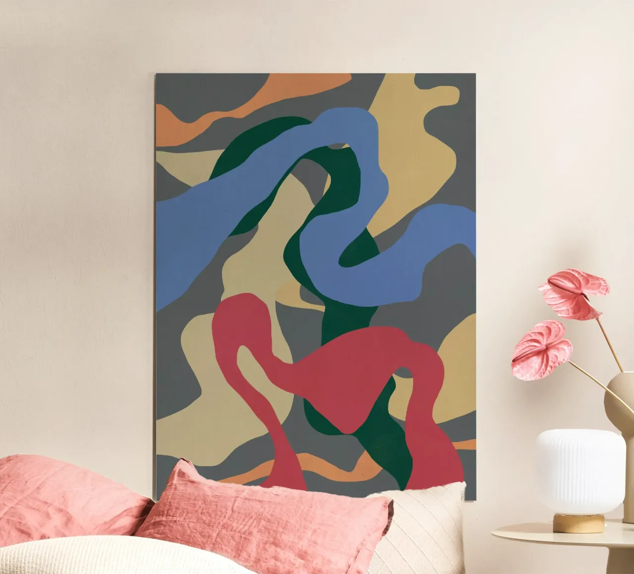 Color splat pattern poster by Little Dean