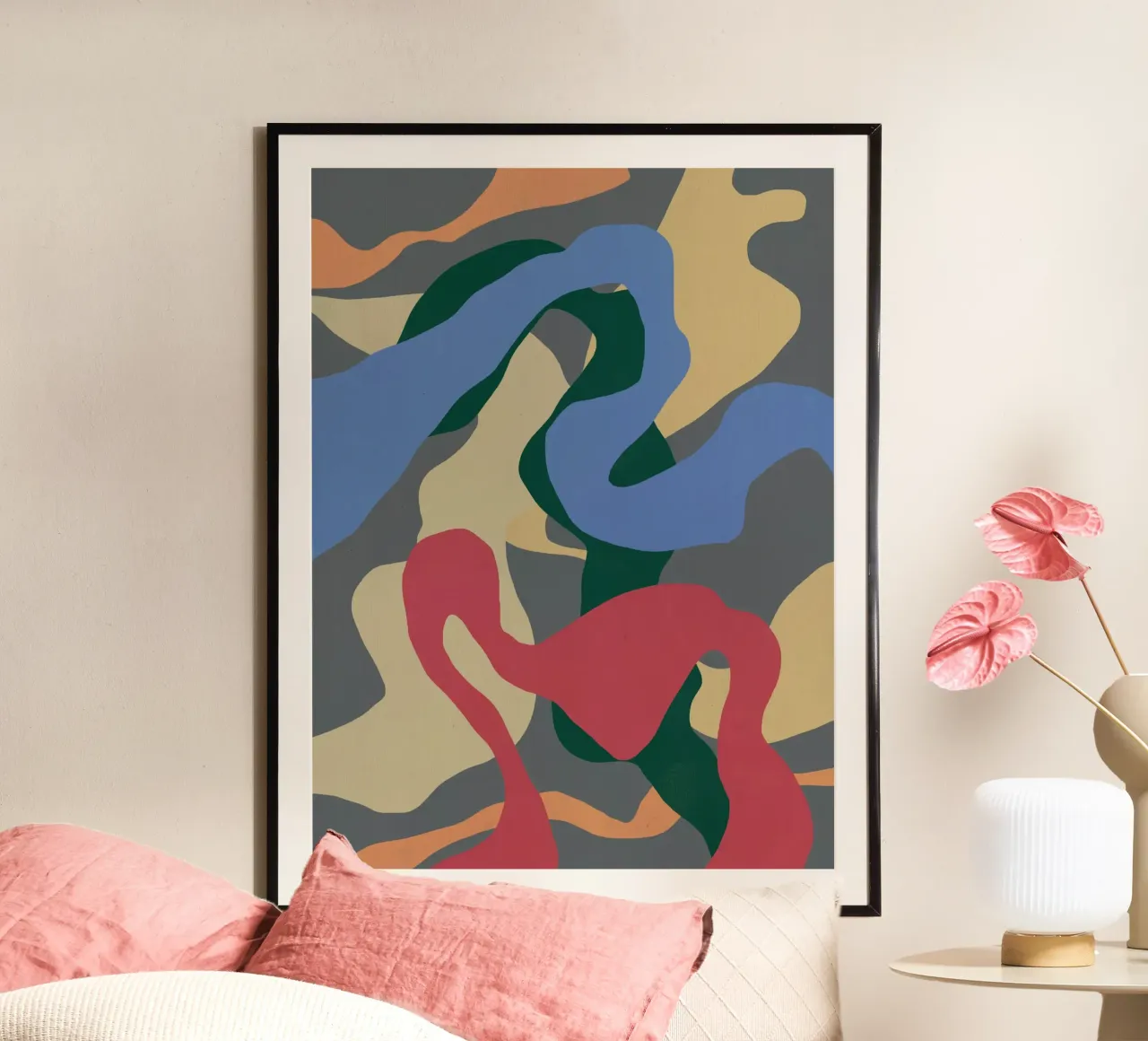 Color splat pattern poster by Little Dean