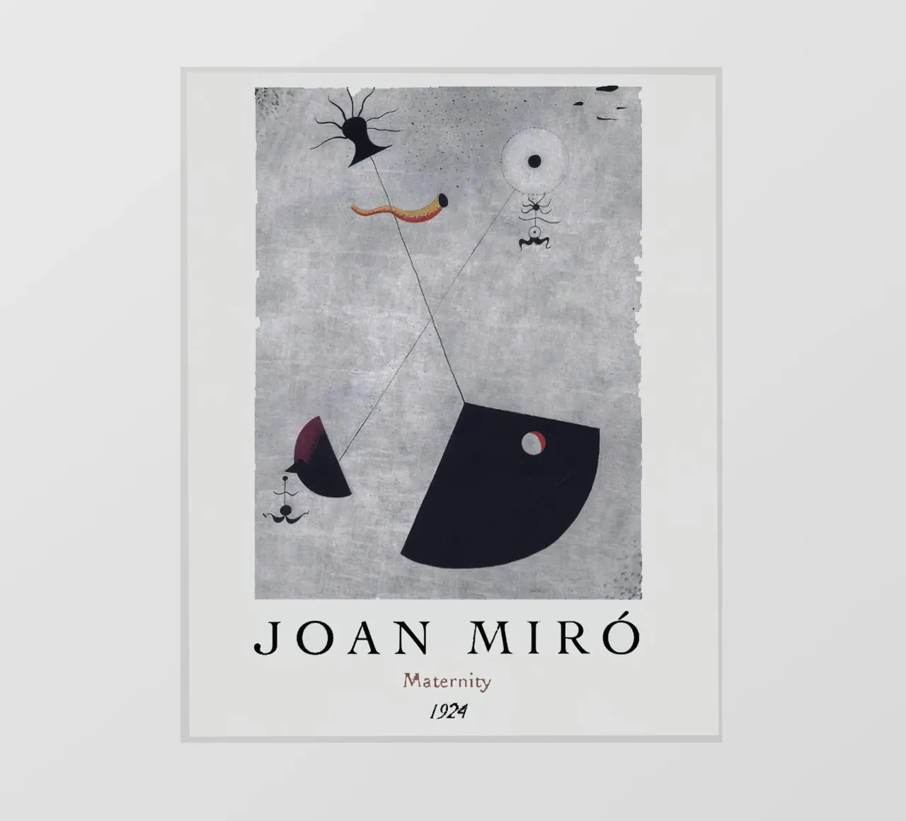 Joan Miro Maternity 1924 pellicola backlit da phillipp veisenberg