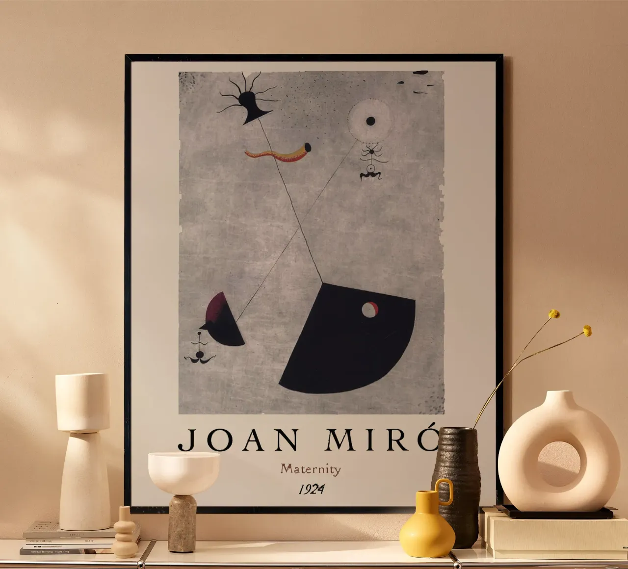 Joan Miro Maternity 1924 poster da phillipp veisenberg