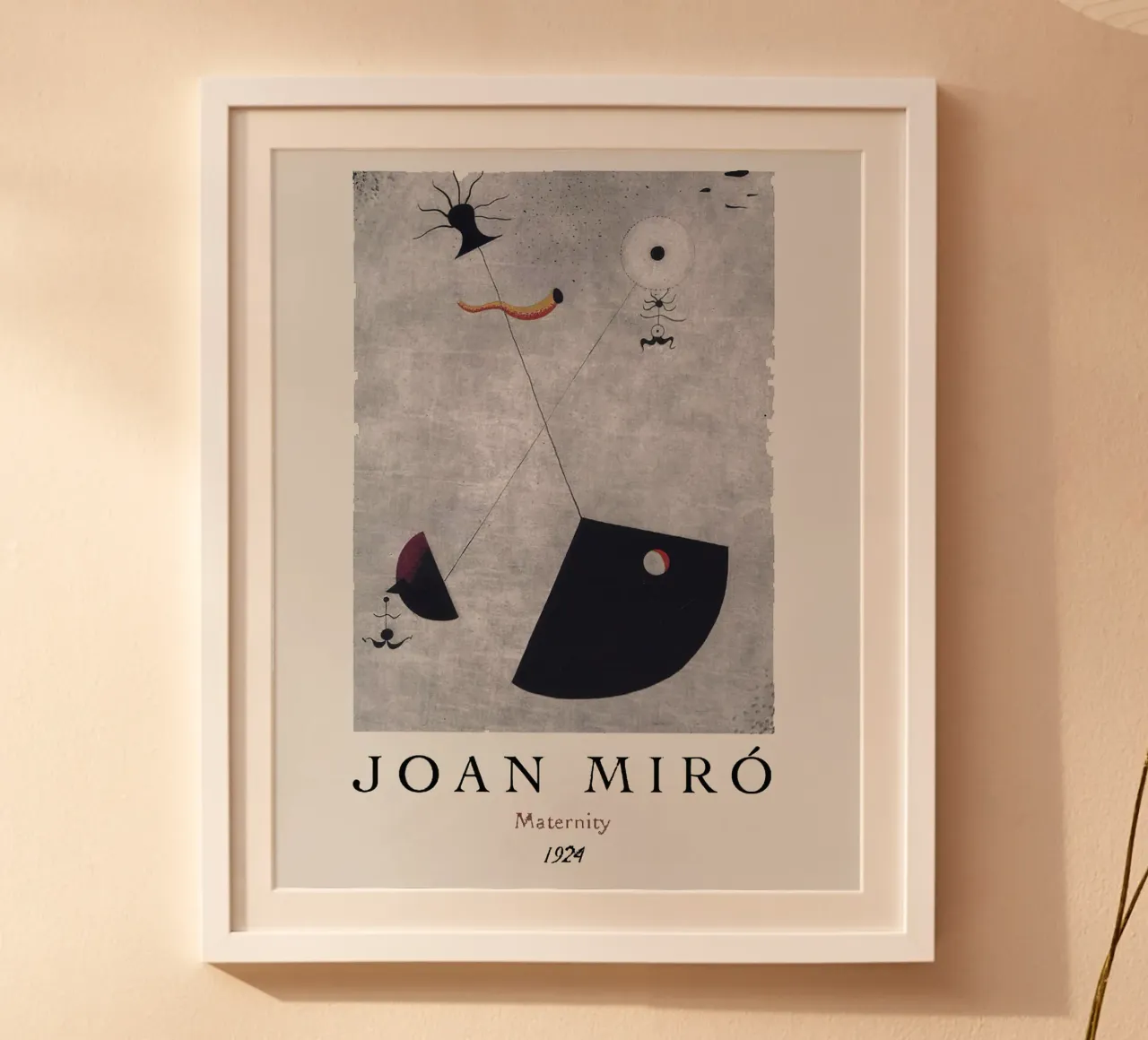 Joan Miro Maternity 1924 poster da phillipp veisenberg