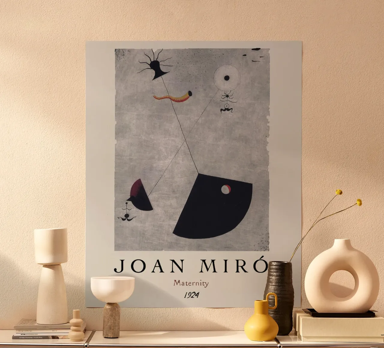 Joan Miro Maternity 1924 poster da phillipp veisenberg