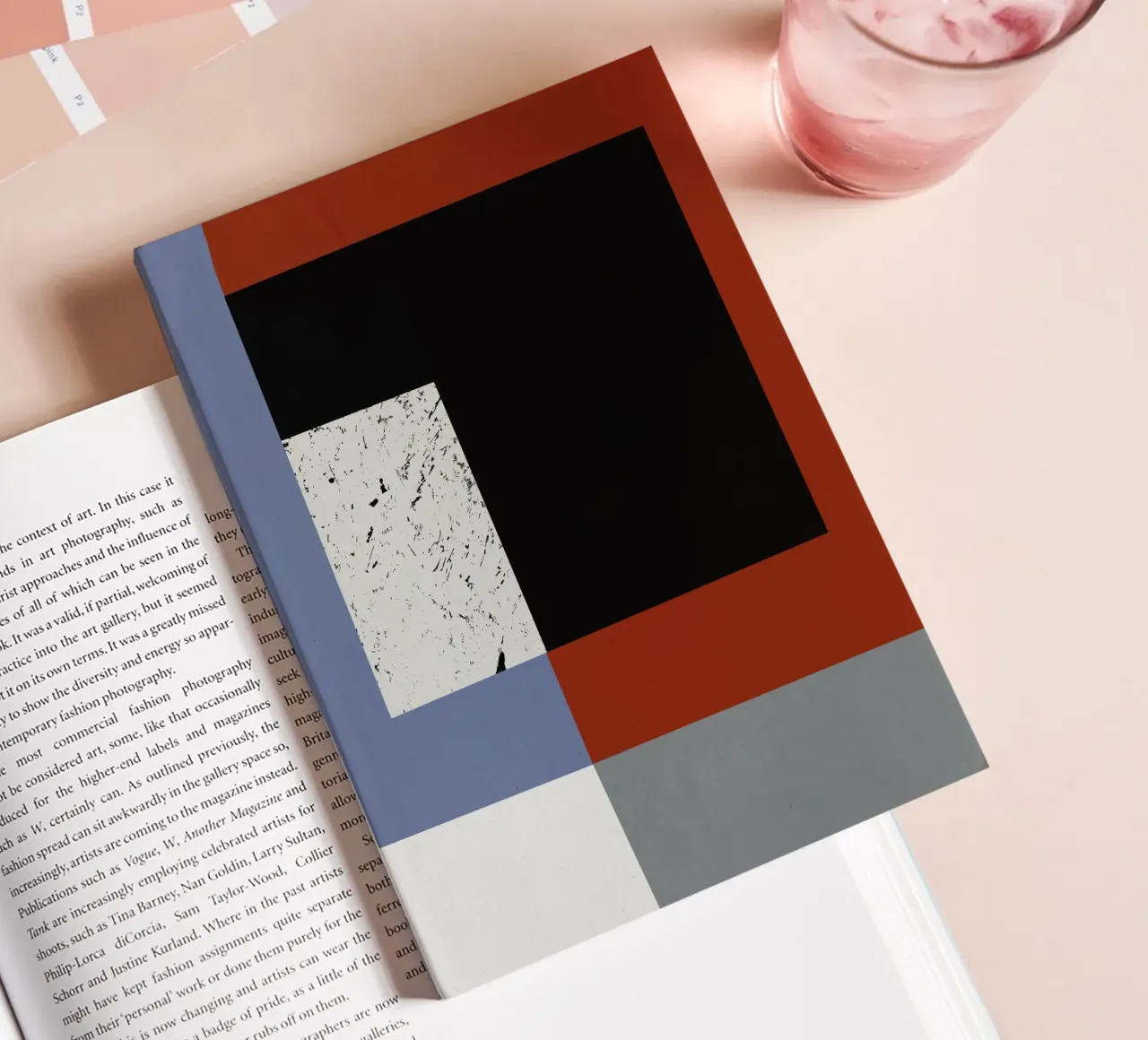 Minimal Collage 02 notebook by Little Dean