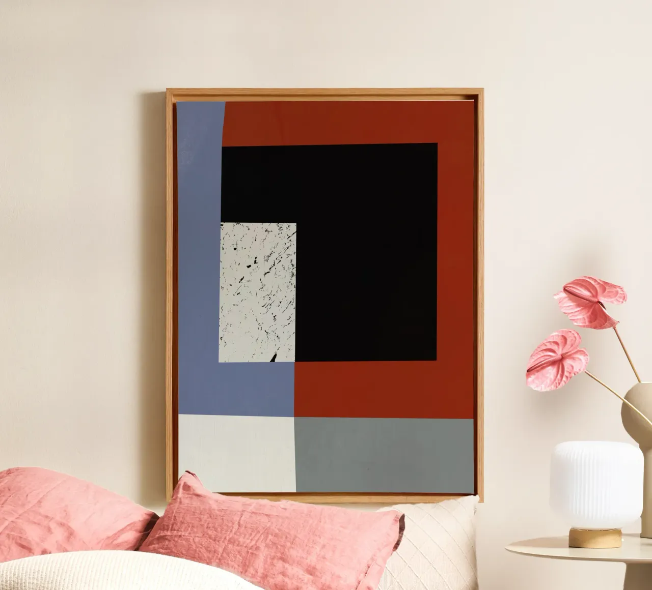Minimal Collage 02 canvas by Little Dean