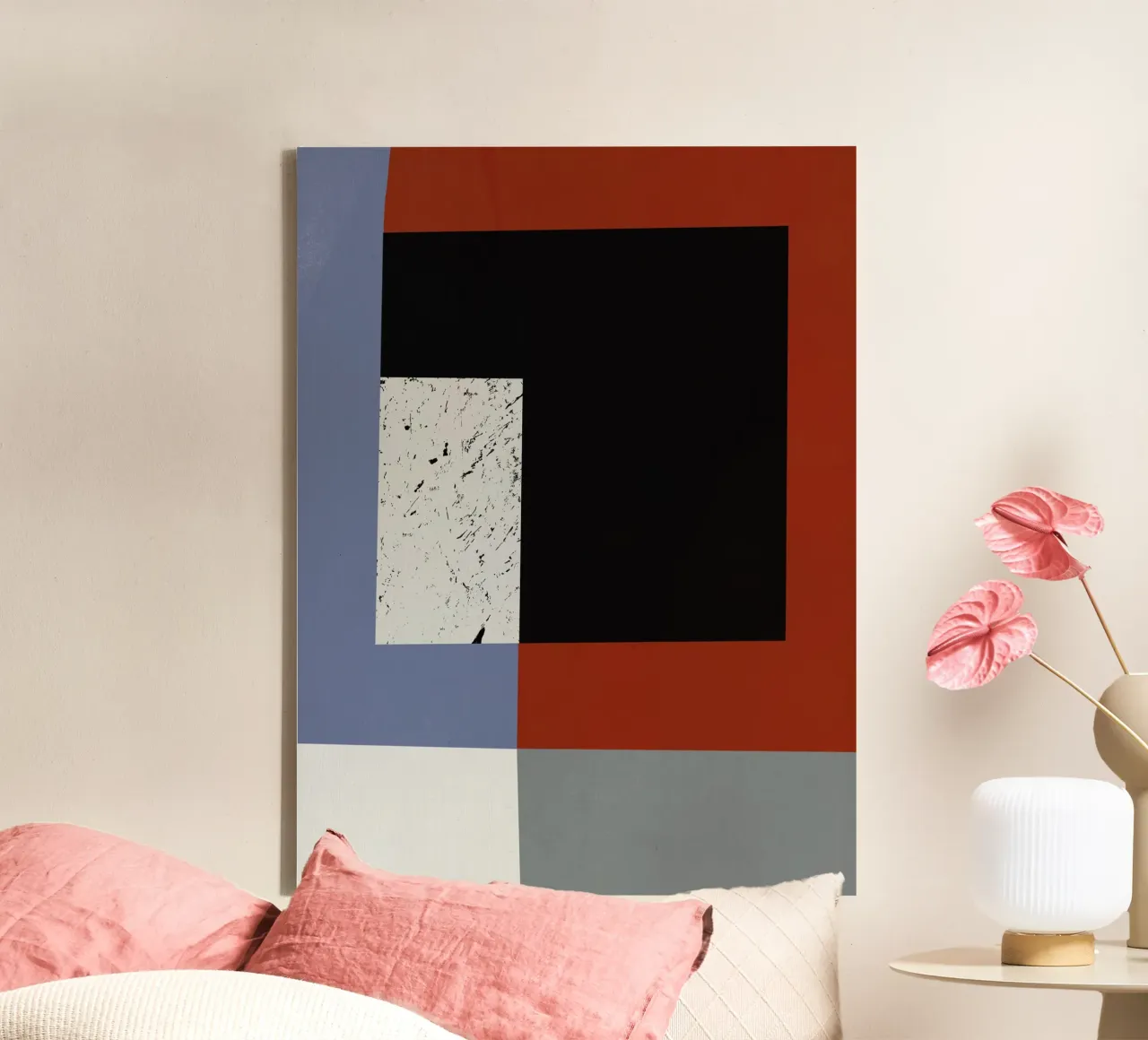 Minimal Collage 02 canvas by Little Dean