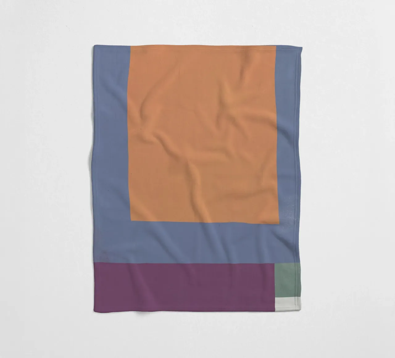 Minimal Collage fleece blanket by Little Dean