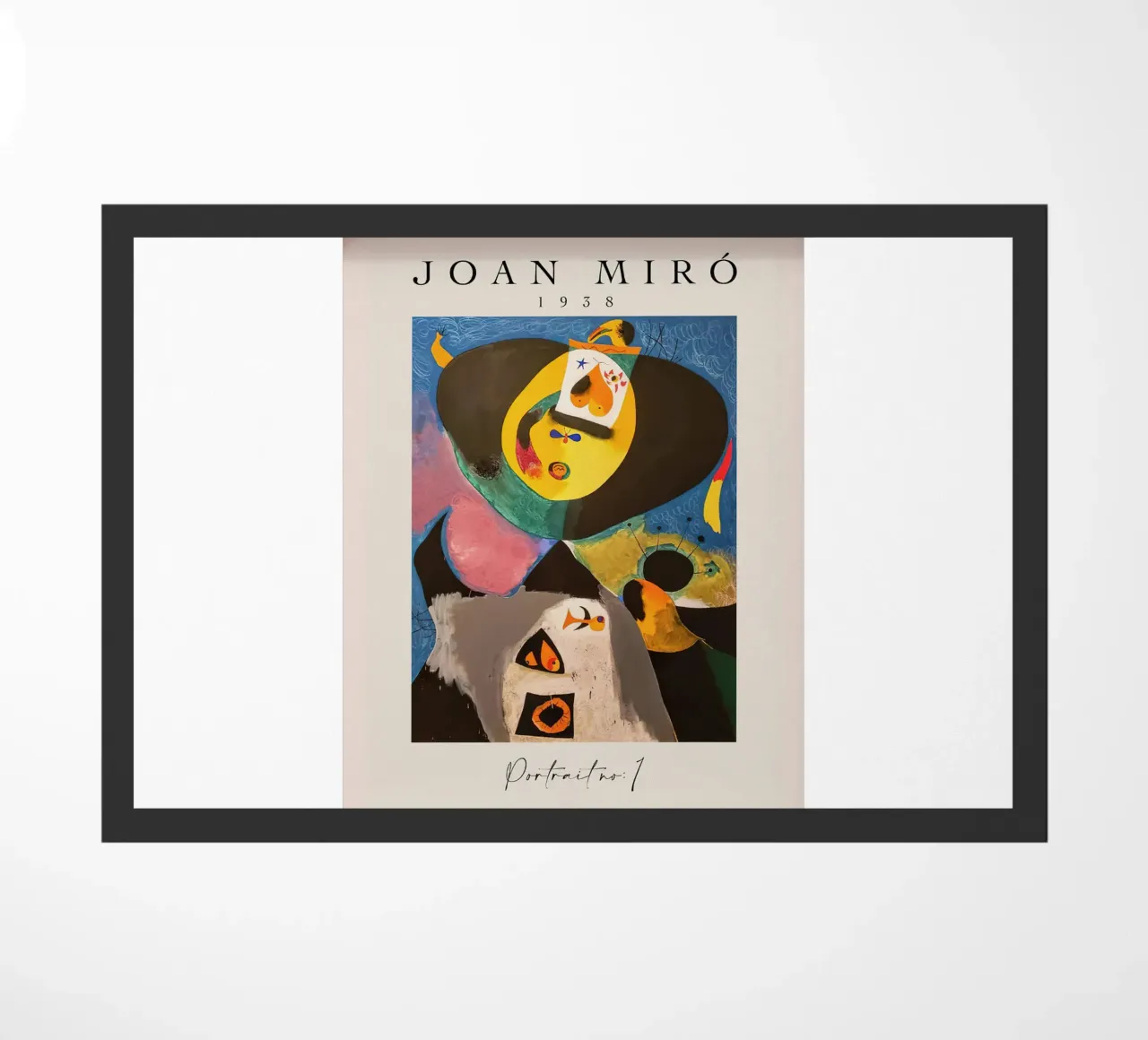 Joan Miro 1938 Ritratto n. 1 zerbino da phillipp veisenberg