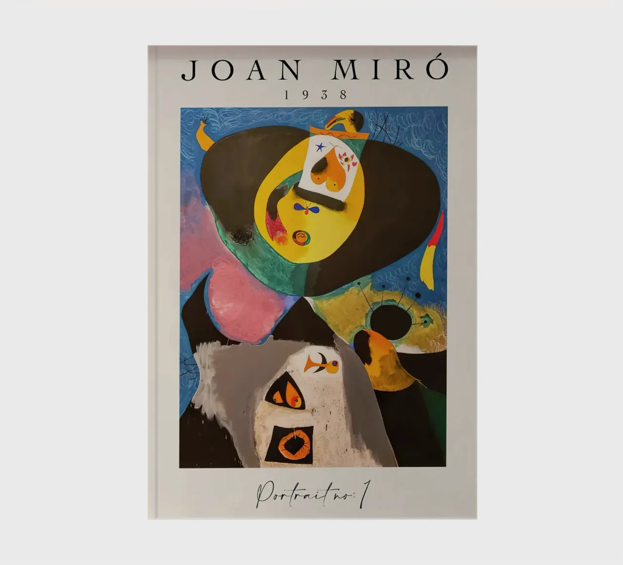Joan Miro 1938 Porrait No 1 notebook by phillipp veisenberg