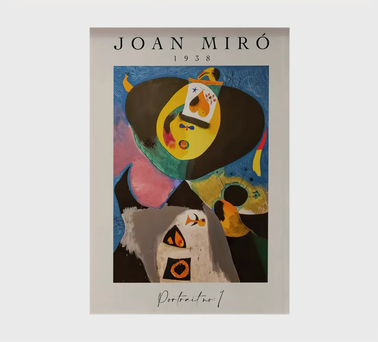 Joan Miro 1938 Porrait No 1 notebook by phillipp veisenberg