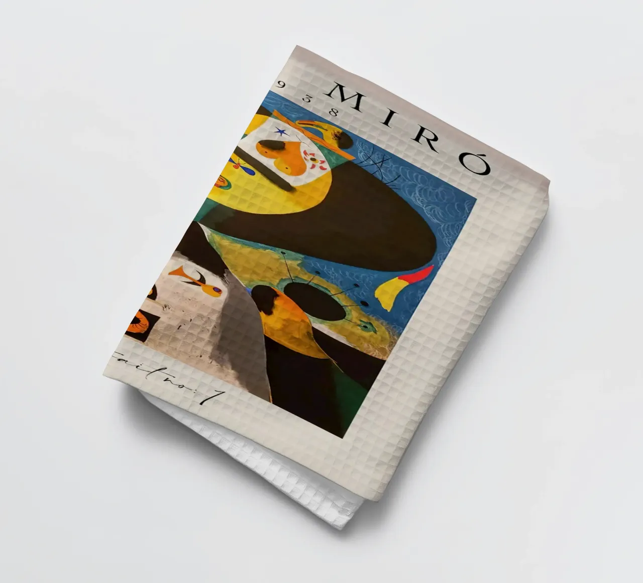 Joan Miro 1938 Ritratto n. 1 canovaccio da cucina da phillipp veisenberg