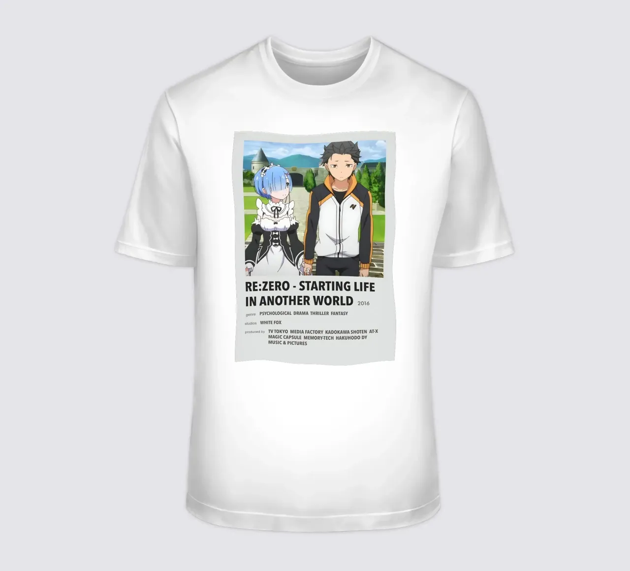 RE ZERO - STARTING LIFE IN ANOTHER WORLD 2016 t-shirt da Totoya