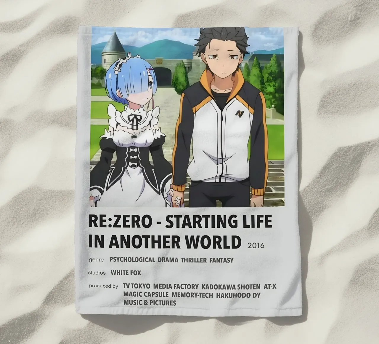 RE ZERO - STARTING LIFE IN ANOTHER WORLD 2016 telo mare da Totoya