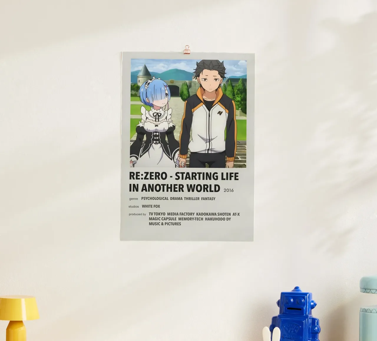 RE ZERO - STARTING LIFE IN ANOTHER WORLD 2016 poster da Totoya