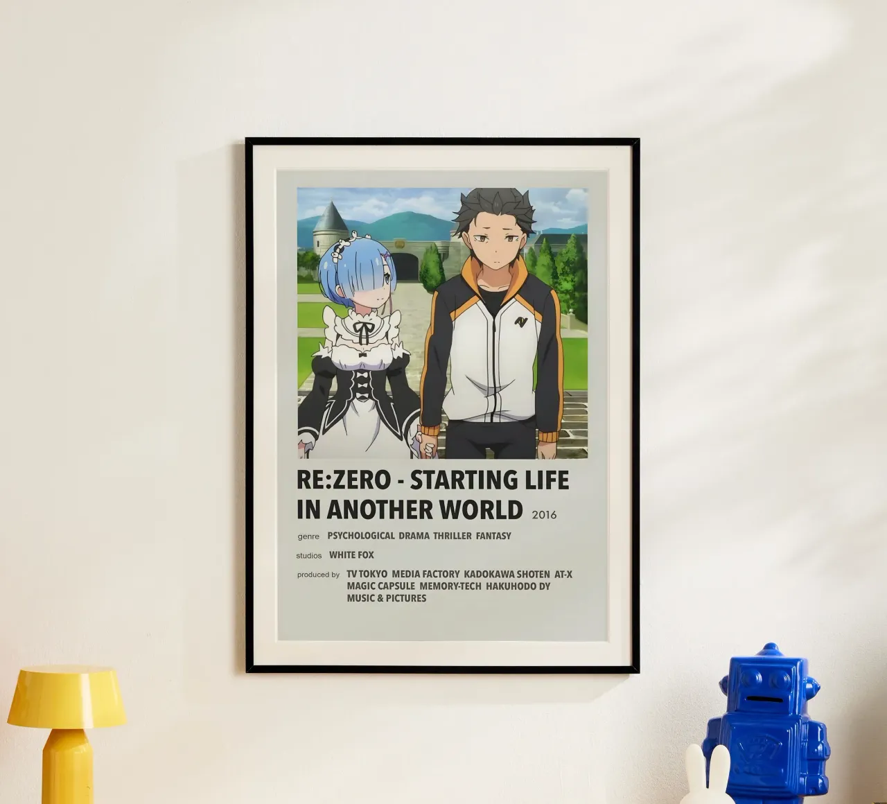 RE ZERO - STARTING LIFE IN ANOTHER WORLD 2016 poster da Totoya