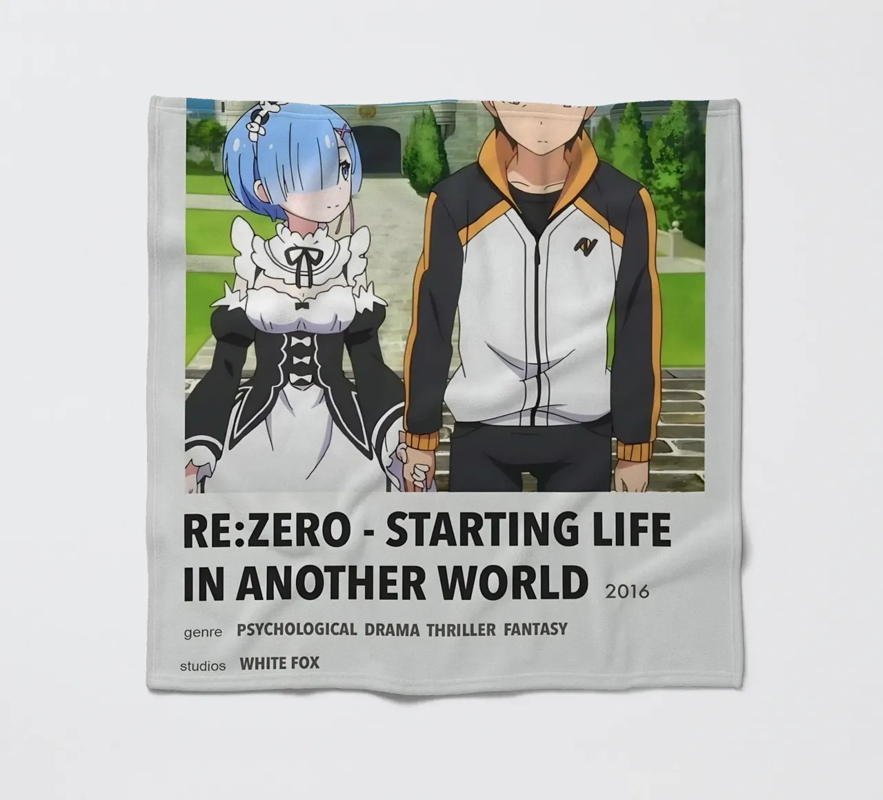RE ZERO - STARTING LIFE IN ANOTHER WORLD 2016 coperta in pile da Totoya