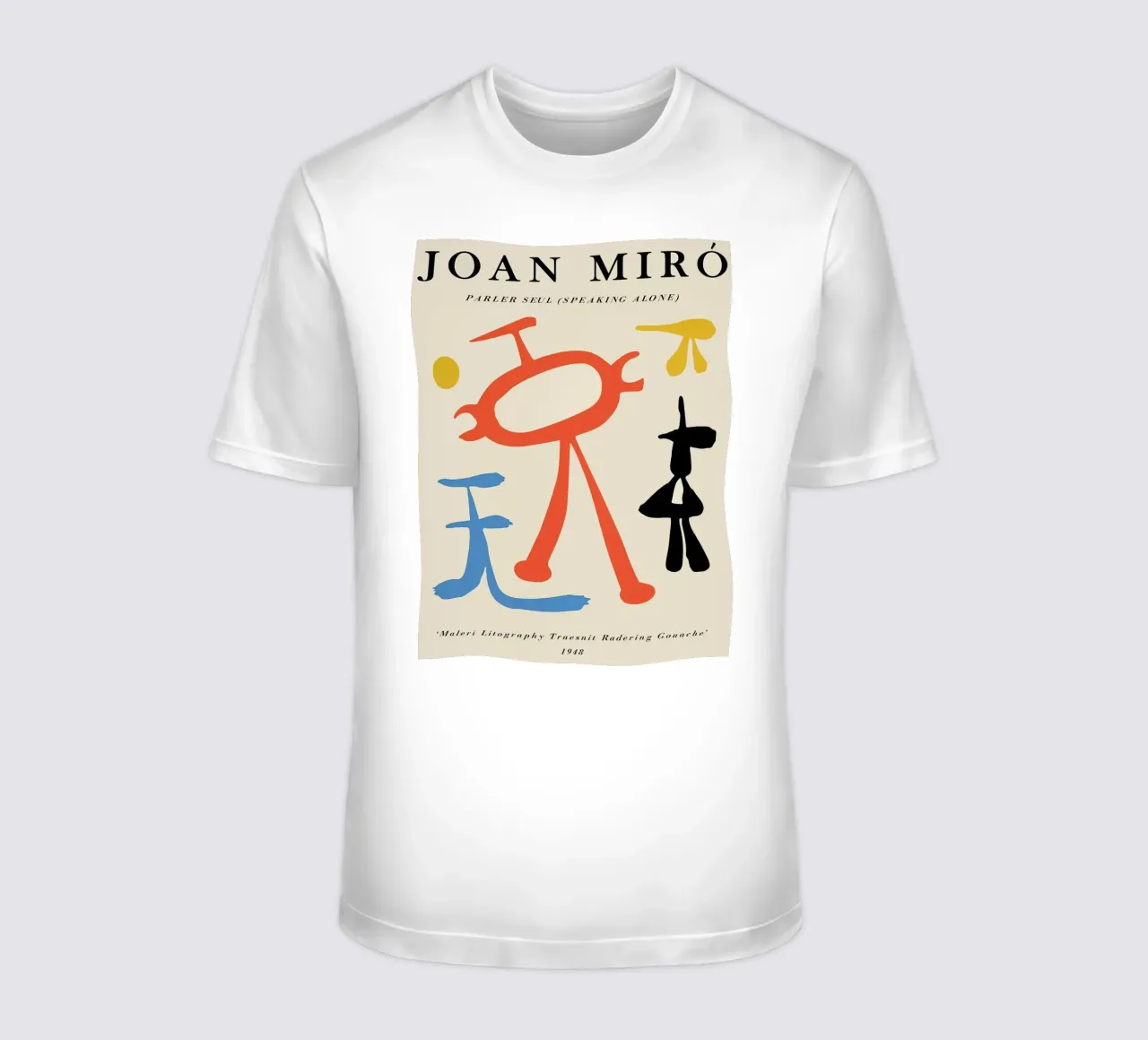 Joan Miro Parler Seul ("Sola") 1948 t-shirt da phillipp veisenberg