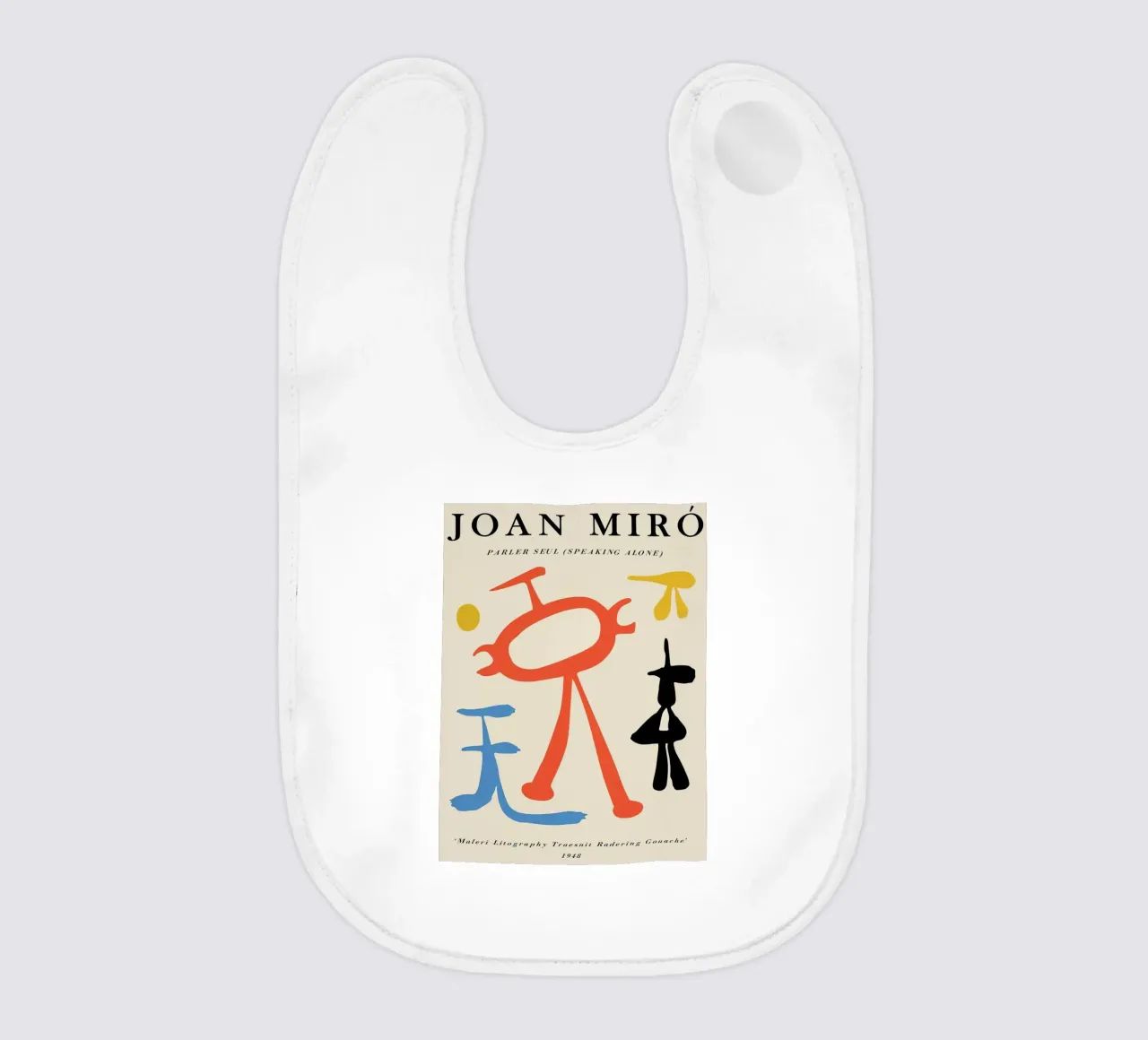 Joan Miro Parler Seul ("Sola") 1948 bavaglino da phillipp veisenberg