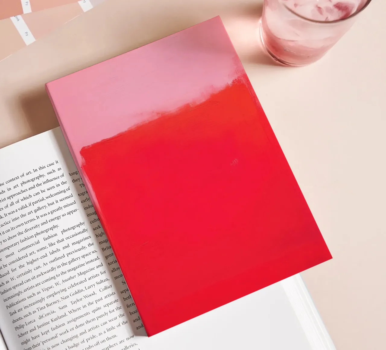 Red tenderness notebook by Euphoria Theresa