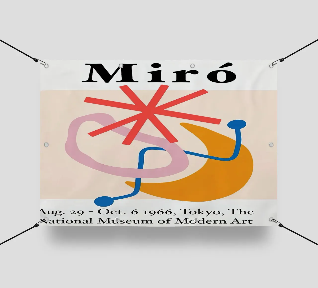 Miro 1966 telo in pvc da phillipp veisenberg