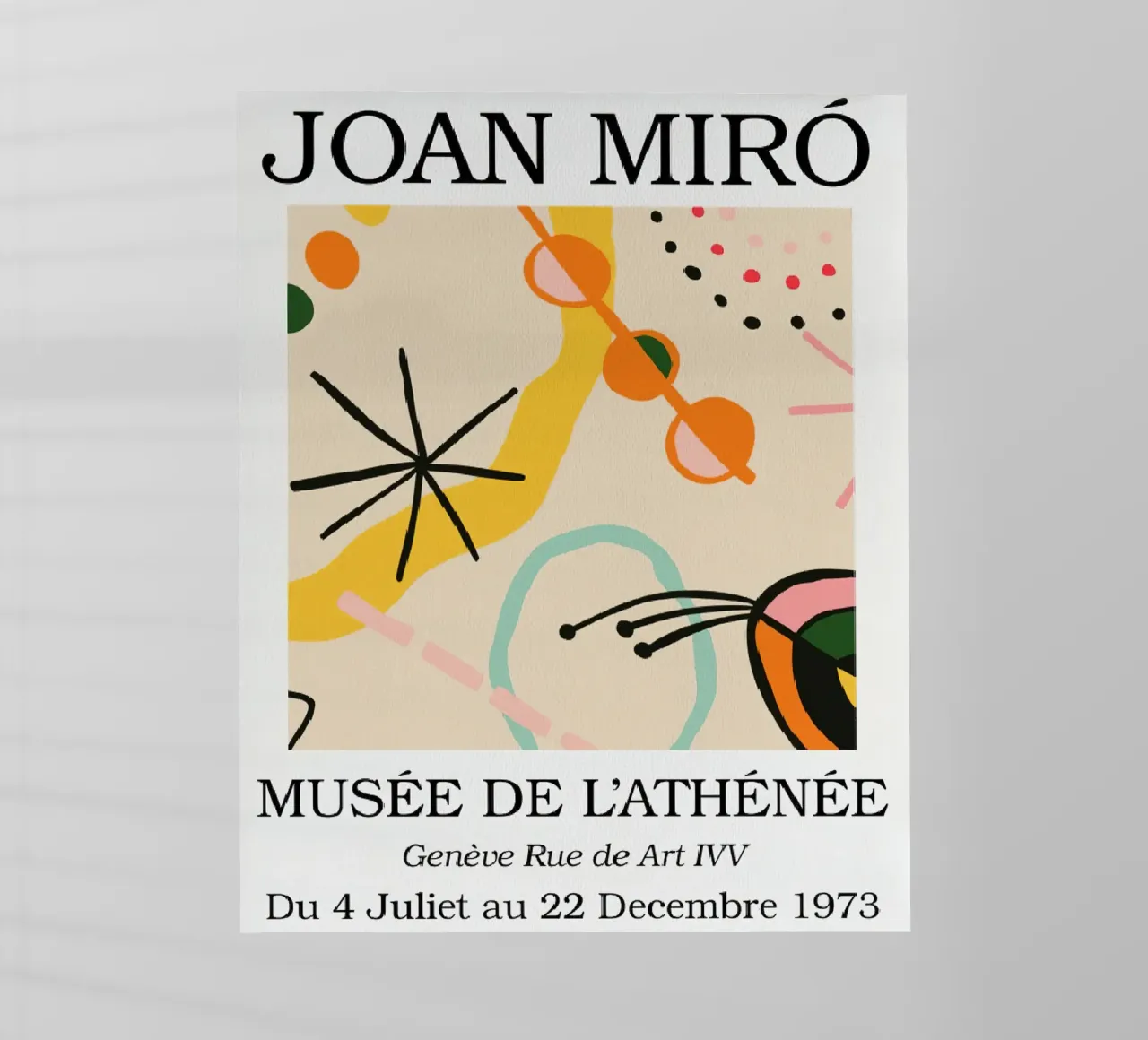 Joan Miro Musee De Lathenee 1973 pellicola backlit da phillipp veisenberg