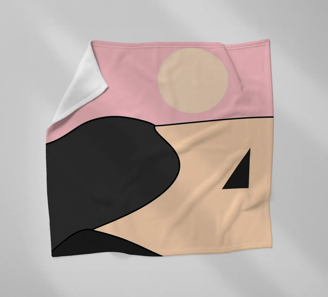 Happy Place Nero Rosa coperta in pile da SilverPegasus