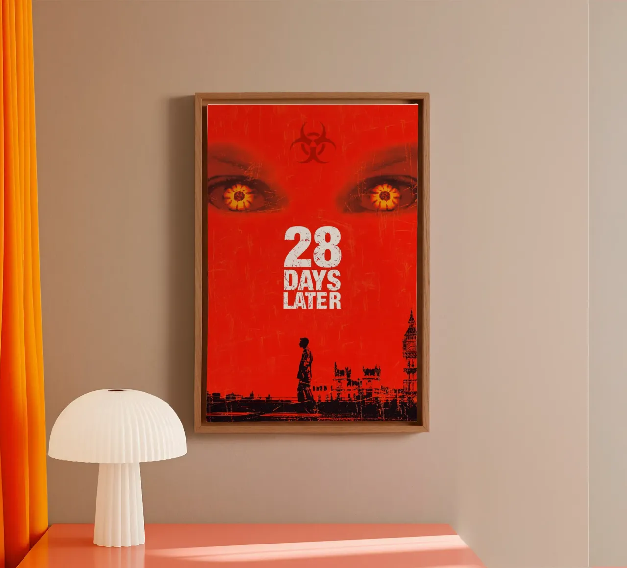 28 Days Later tela con Cornice a cassetta da Attaboy Dsgn