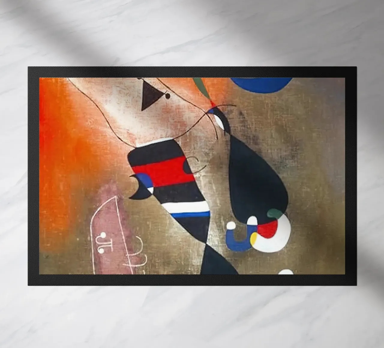 Modern Abstract Art doormat by phillipp veisenberg