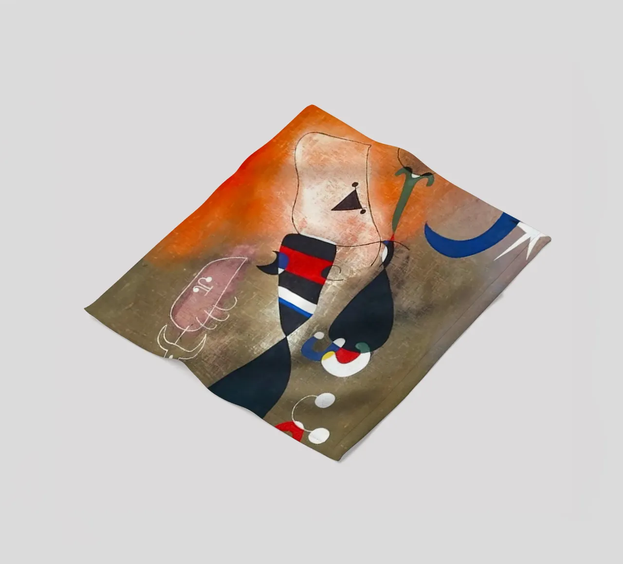 Modern Abstract Art fleece blanket by phillipp veisenberg