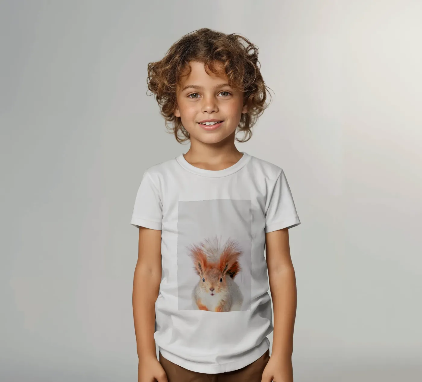 Red Squirrel t-shirt bambini da Paws & Claws