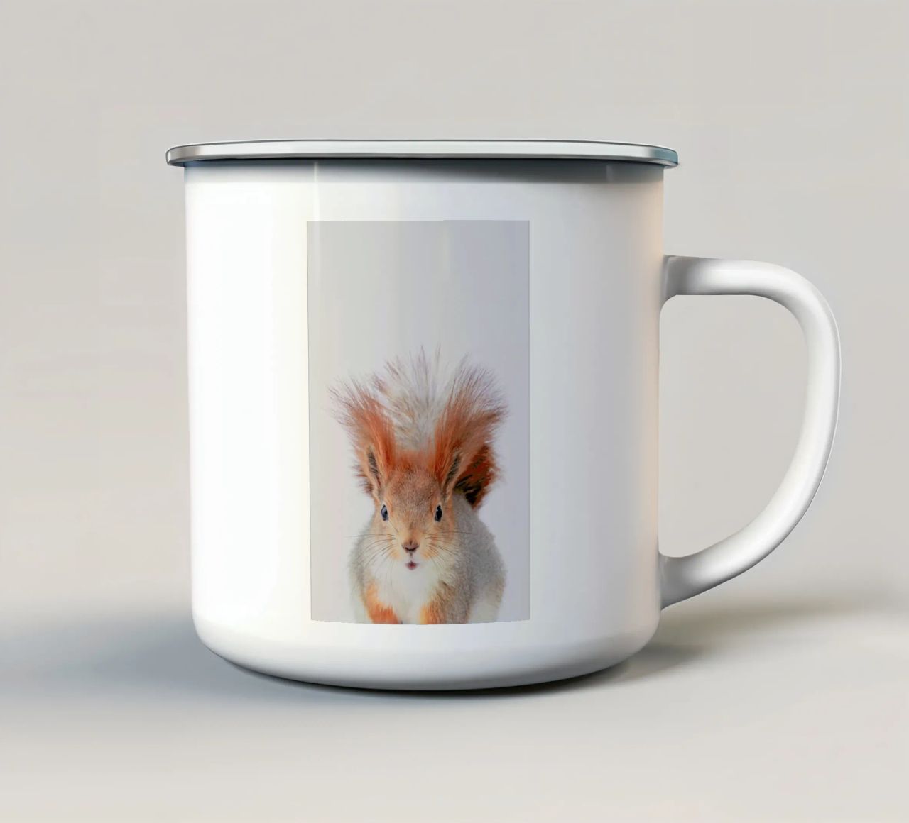Red Squirrel tazza in smalto da Paws & Claws