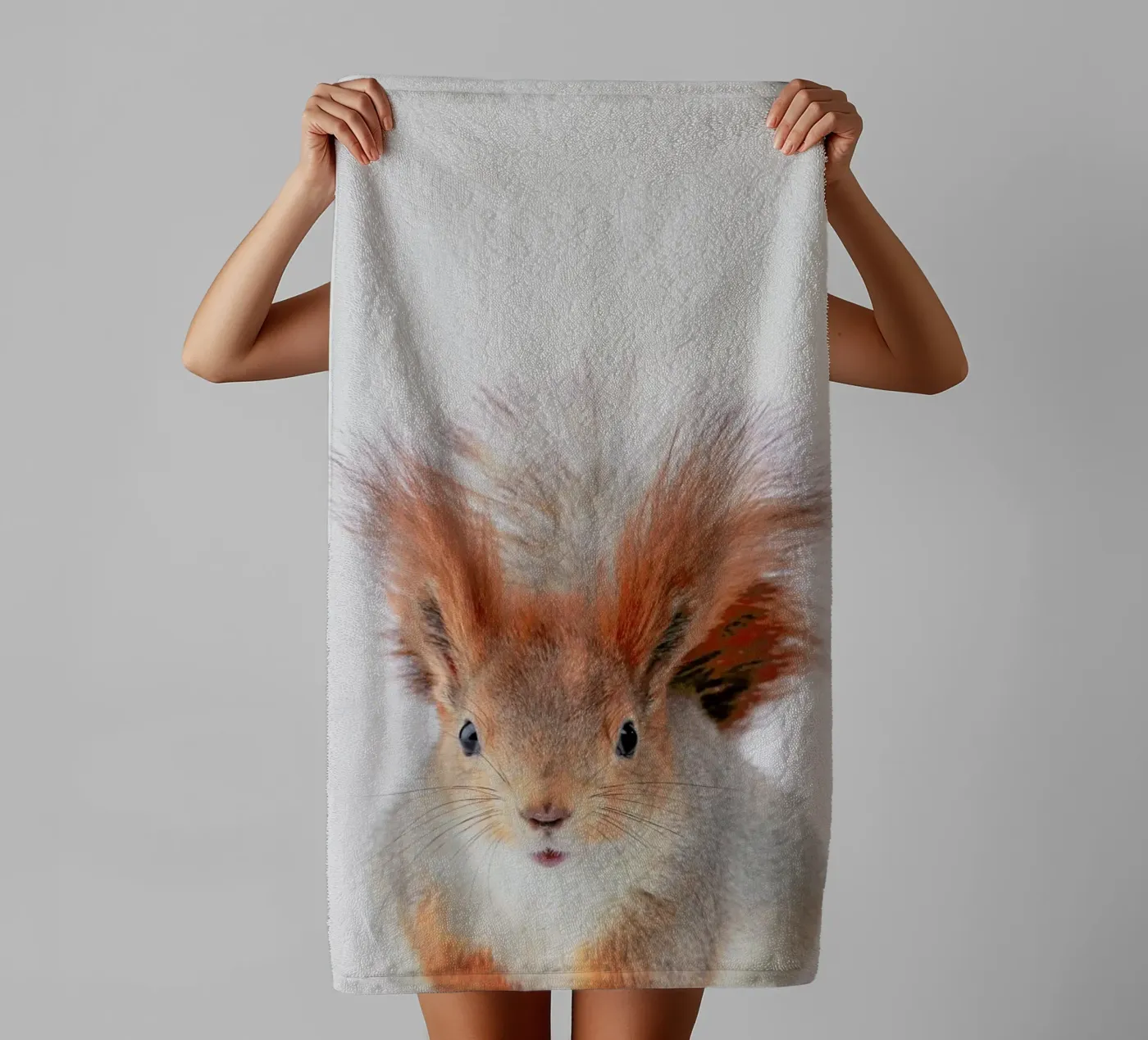 Red Squirrel badhanddoek van Paws & Claws