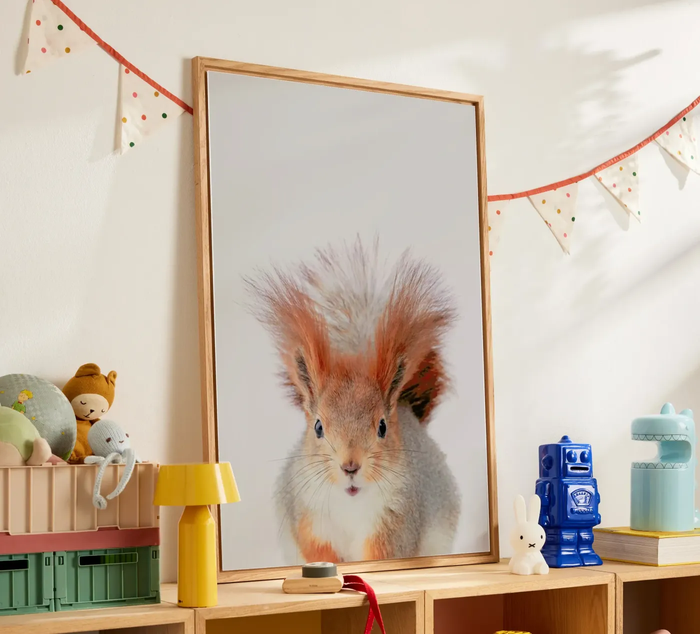 Red Squirrel acryl van Paws & Claws