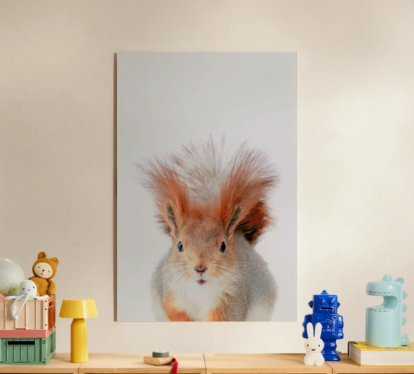 Red Squirrel acryl van Paws & Claws
