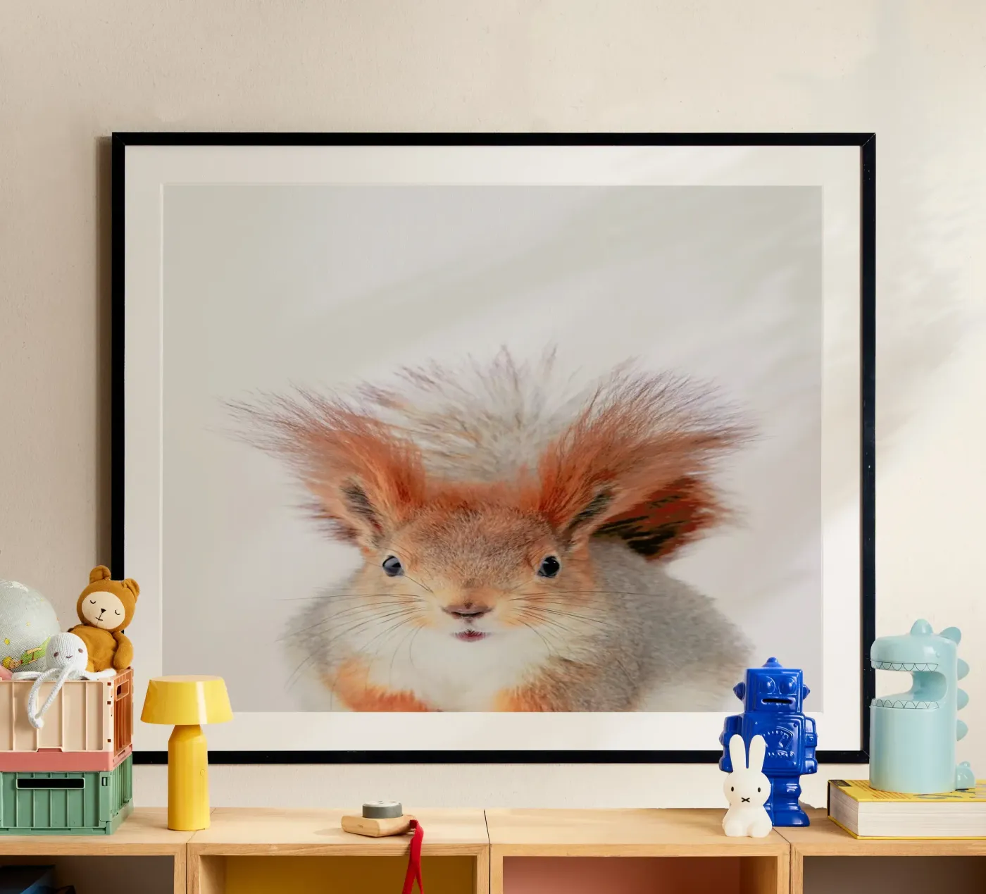 Red Squirrel poster de Paws & Claws