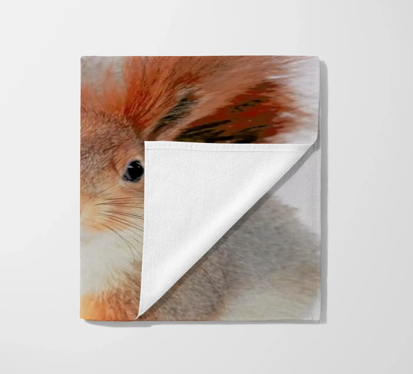 Red Squirrel beach towel by Paws & Claws