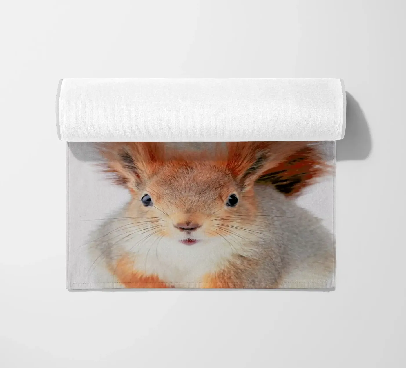 Red Squirrel beach towel by Paws & Claws