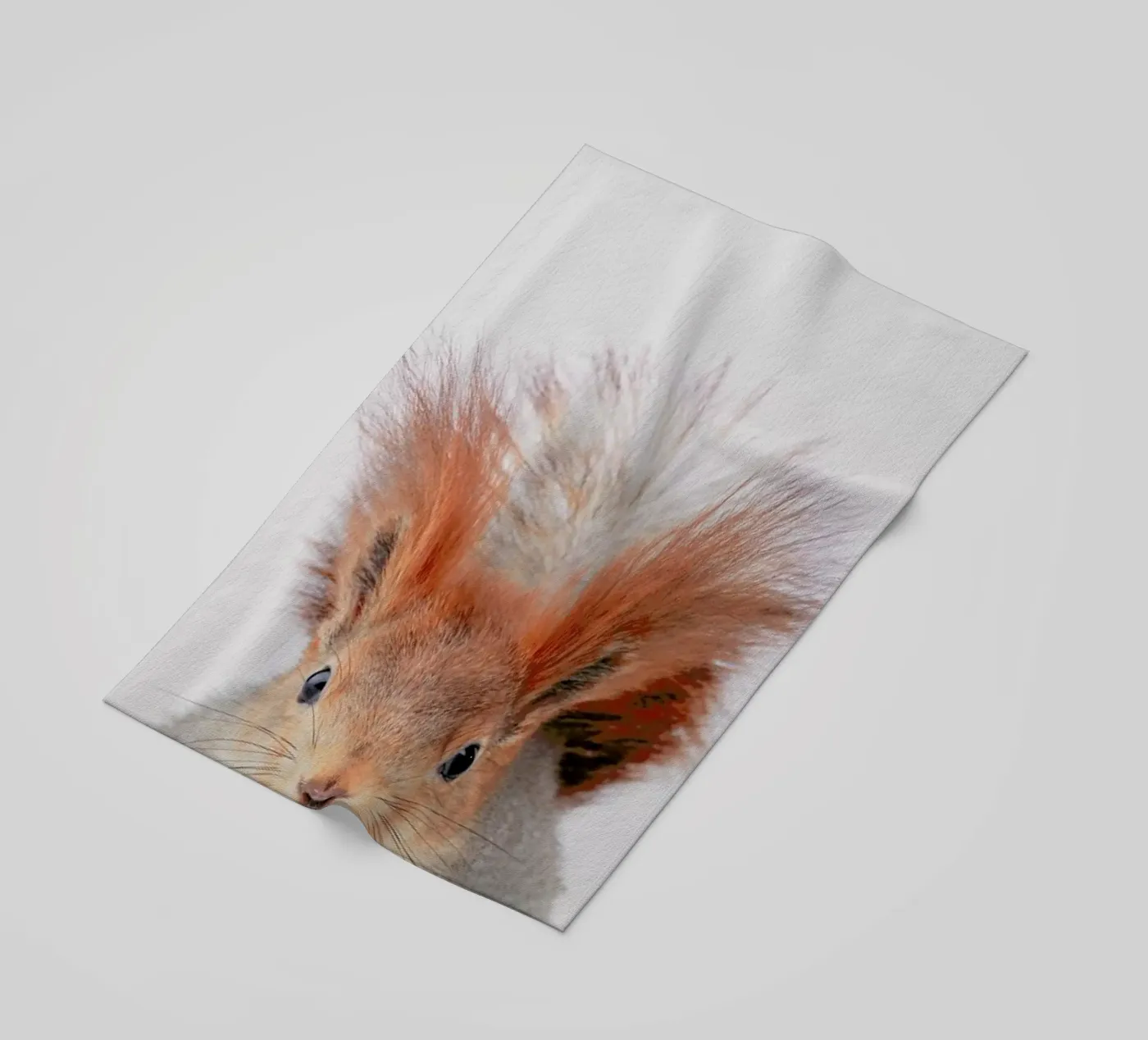 Red Squirrel beach towel by Paws & Claws