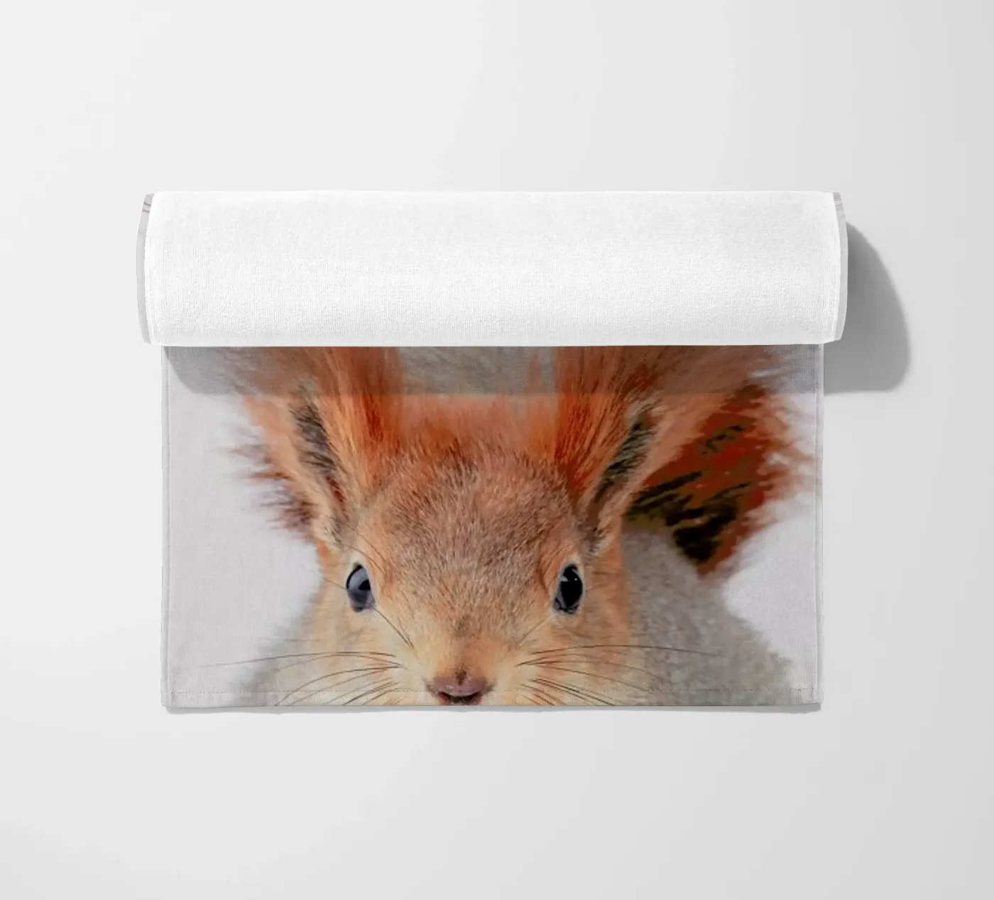 Red Squirrel beach towel by Paws & Claws
